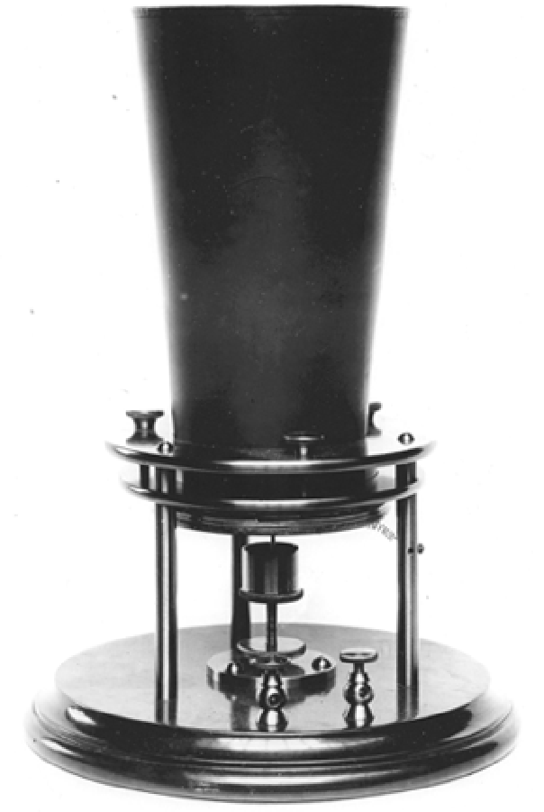 Bell’s original liquid transmitter microphone