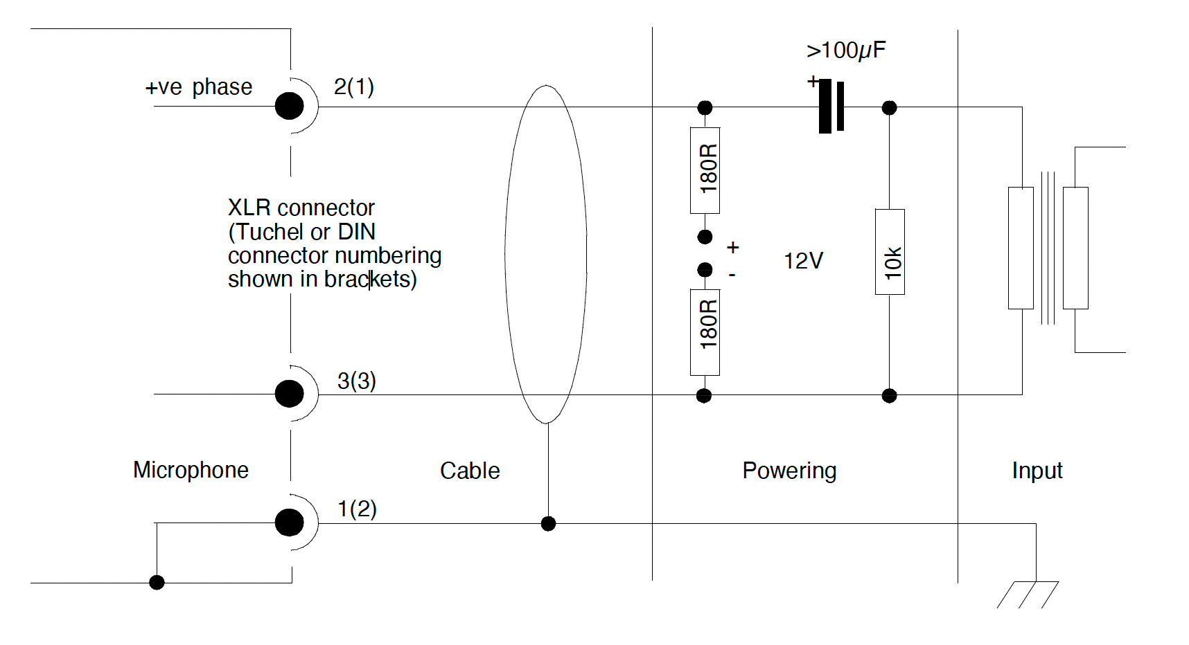T-Power or parallel powering configuration