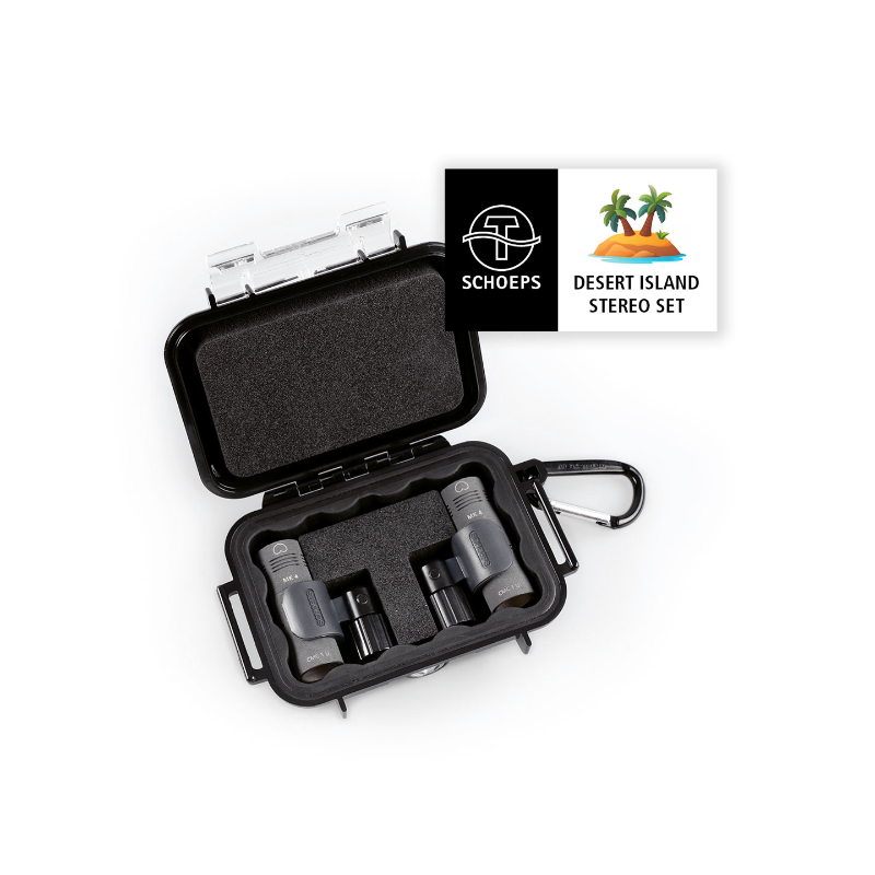 Mic Schoeps Desert Island Stereo Set